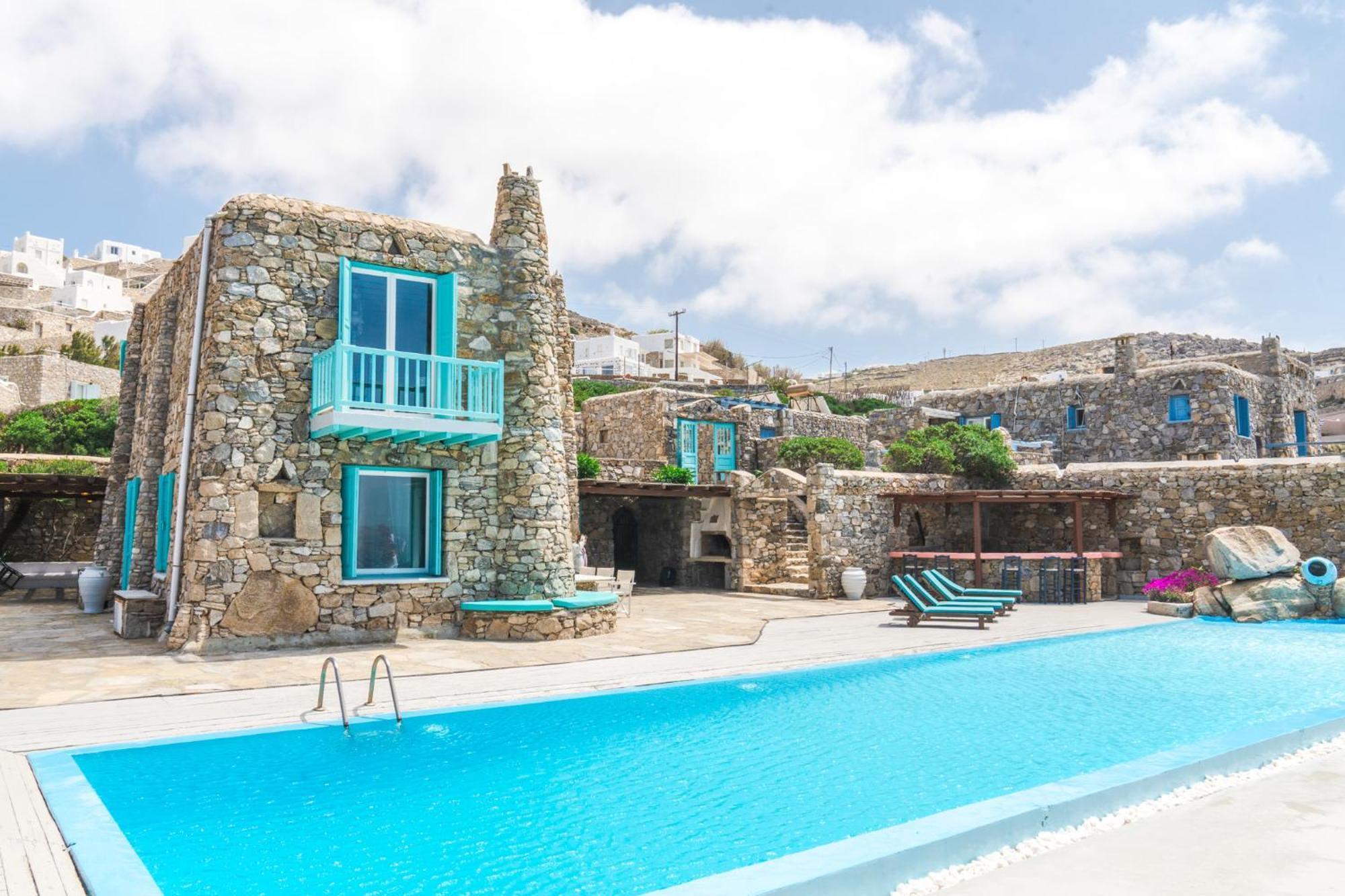 Villa Casa De Blue Mykonos Town Exteriör bild