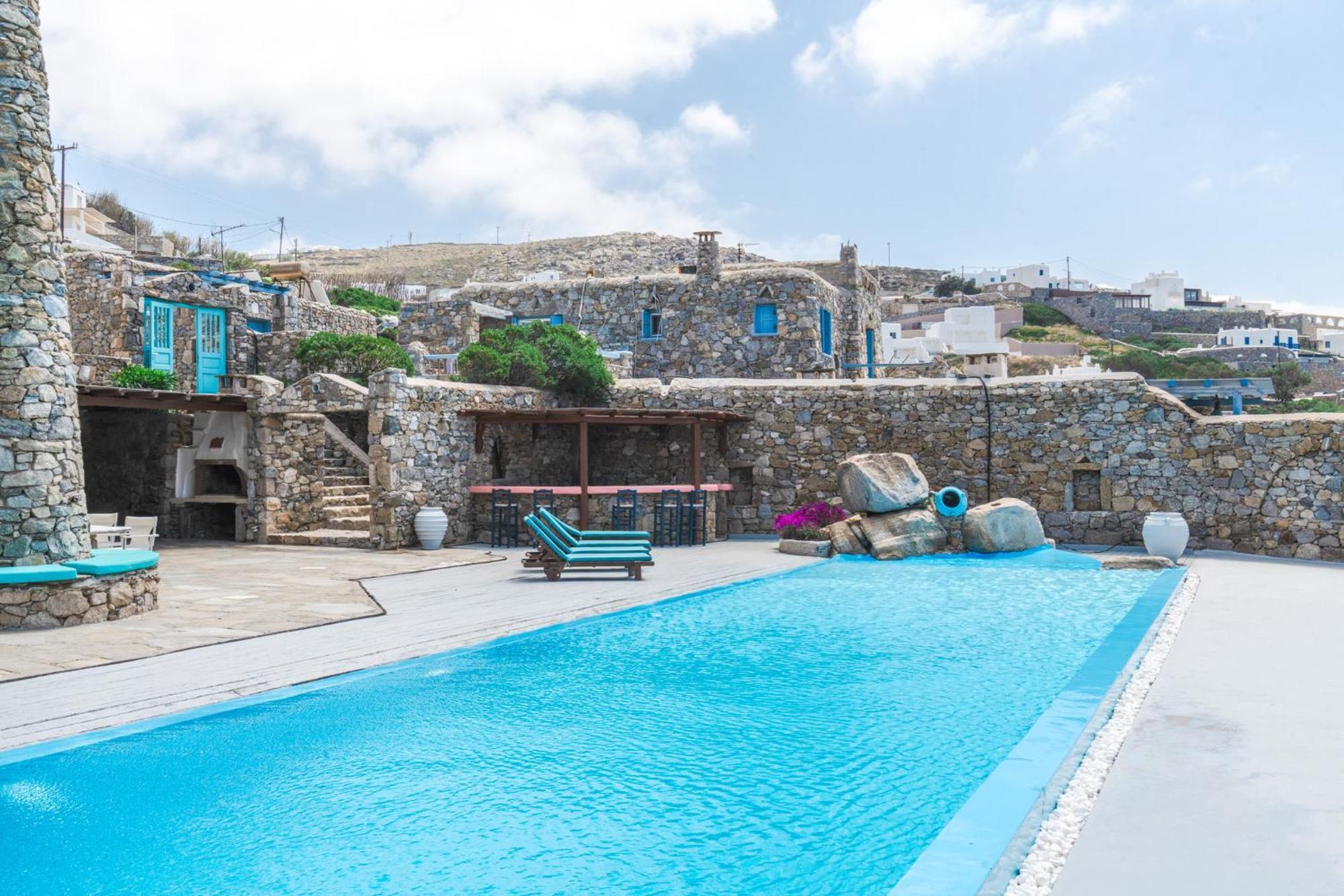 Villa Casa De Blue Mykonos Town Exteriör bild