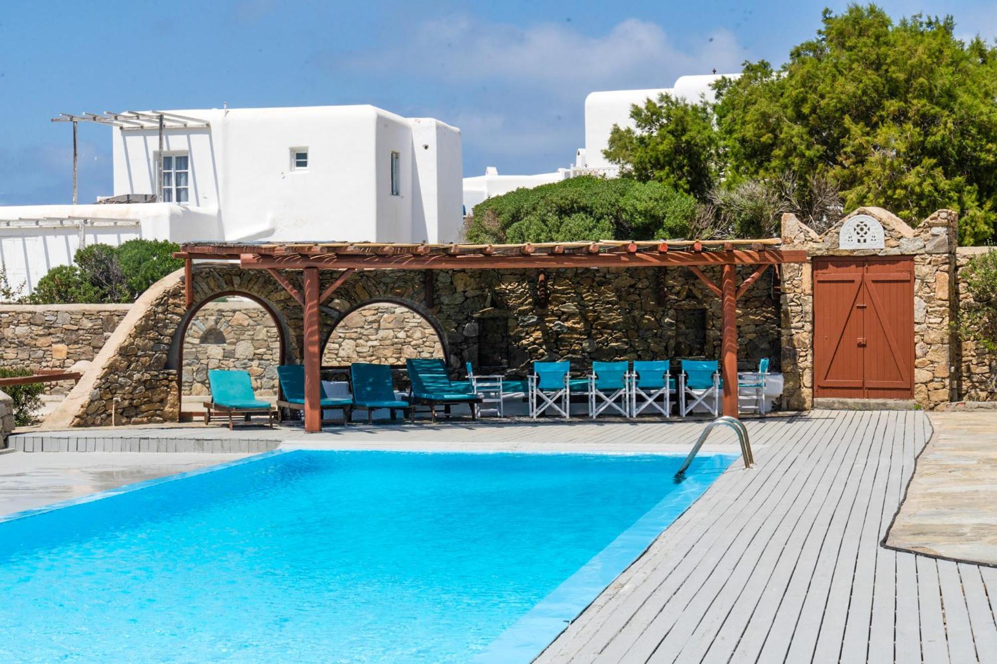 Villa Casa De Blue Mykonos Town Exteriör bild