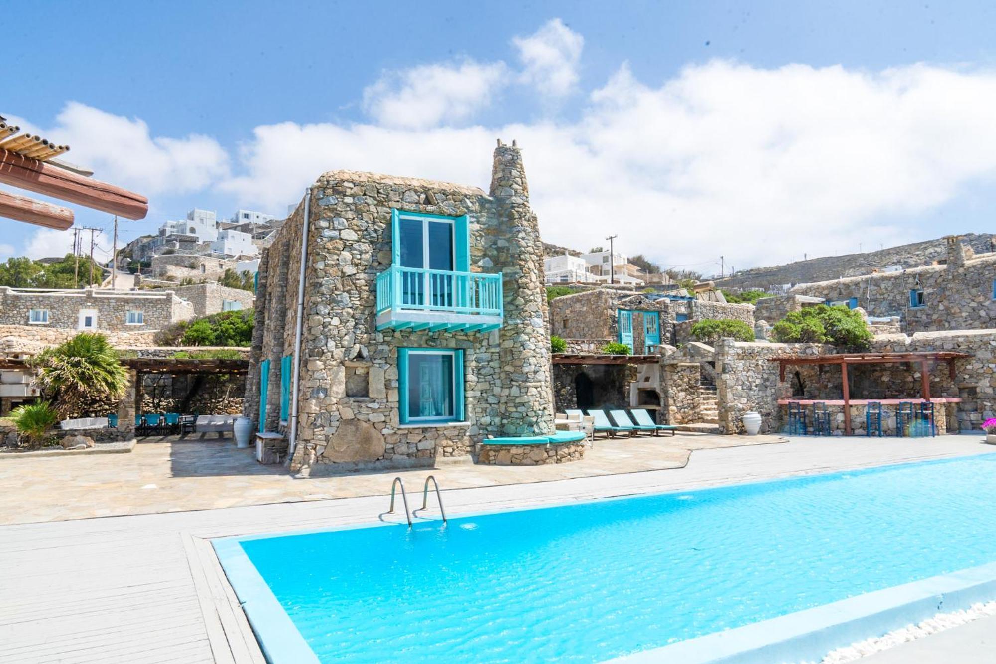 Villa Casa De Blue Mykonos Town Exteriör bild