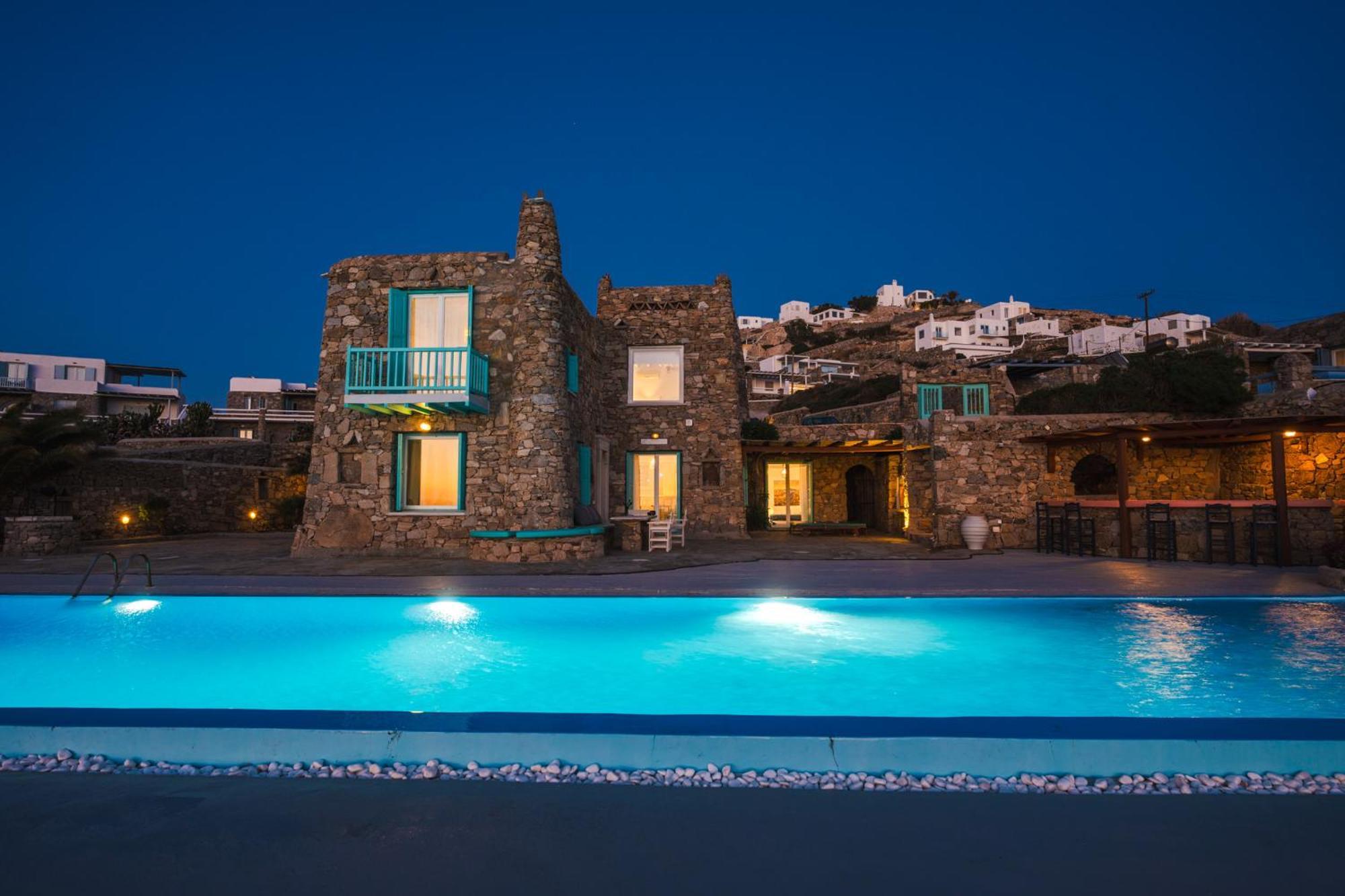 Villa Casa De Blue Mykonos Town Exteriör bild