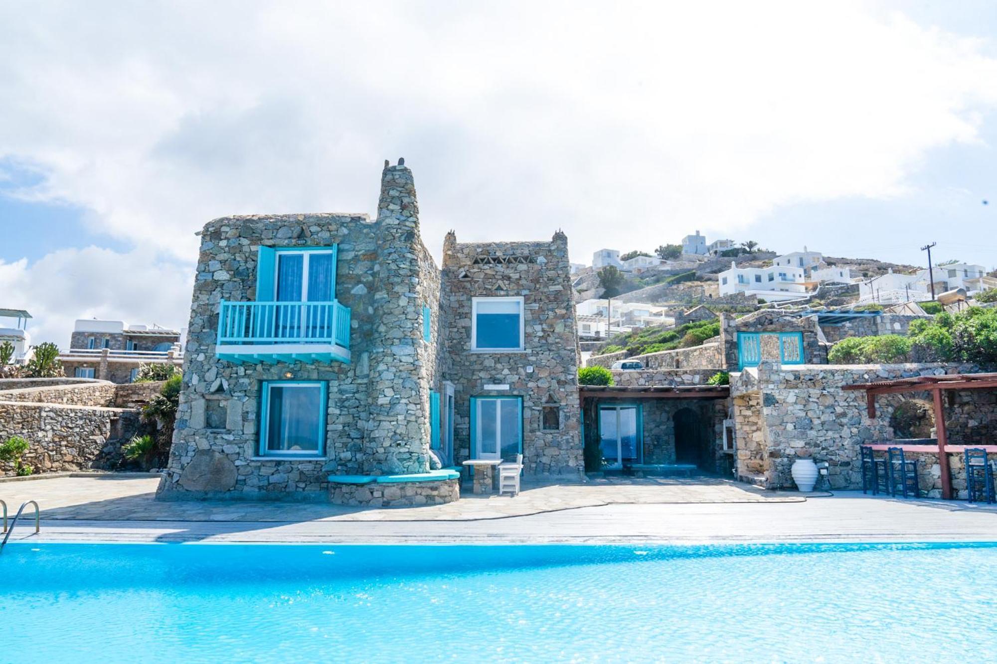 Villa Casa De Blue Mykonos Town Exteriör bild