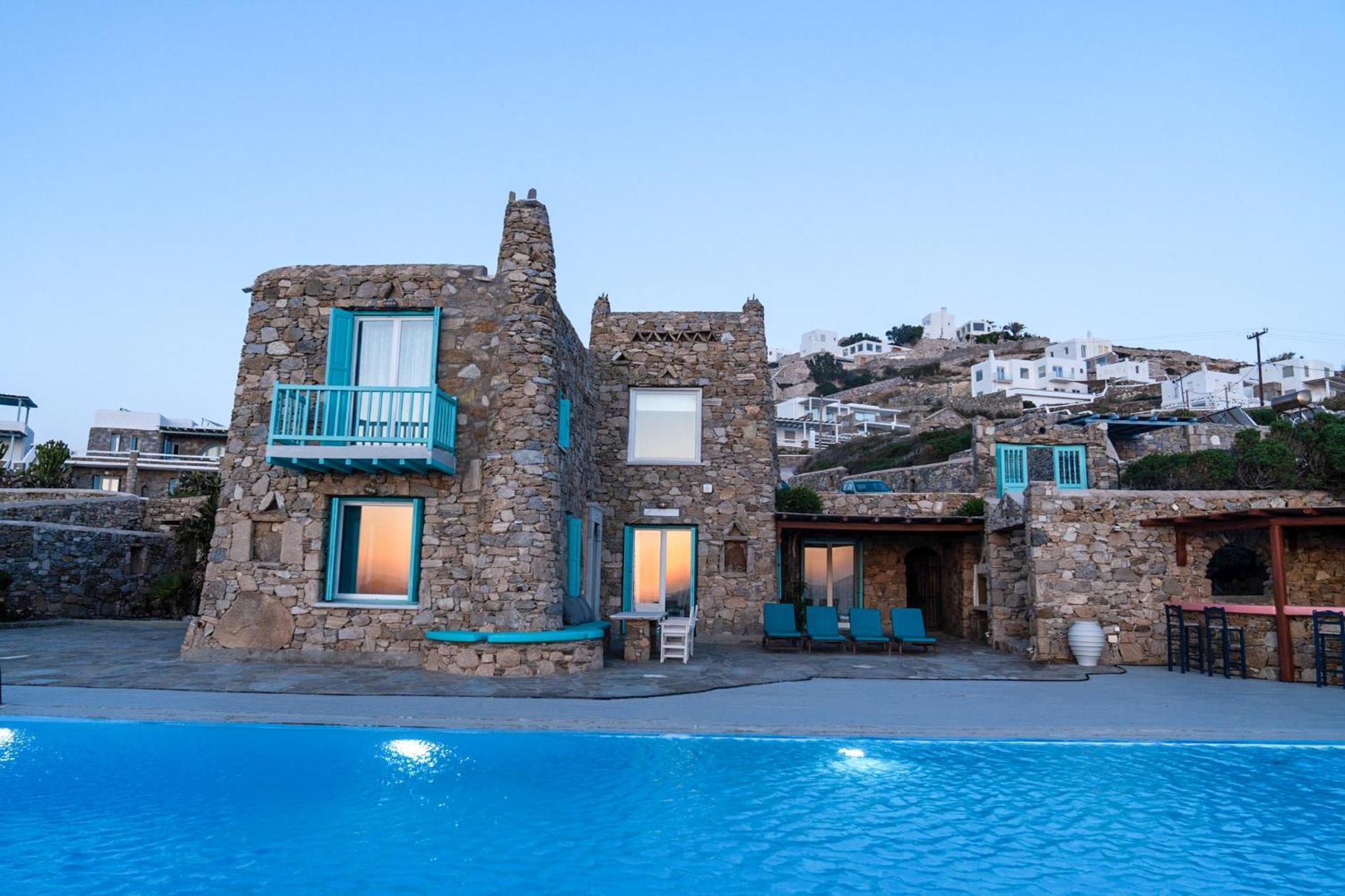 Villa Casa De Blue Mykonos Town Exteriör bild