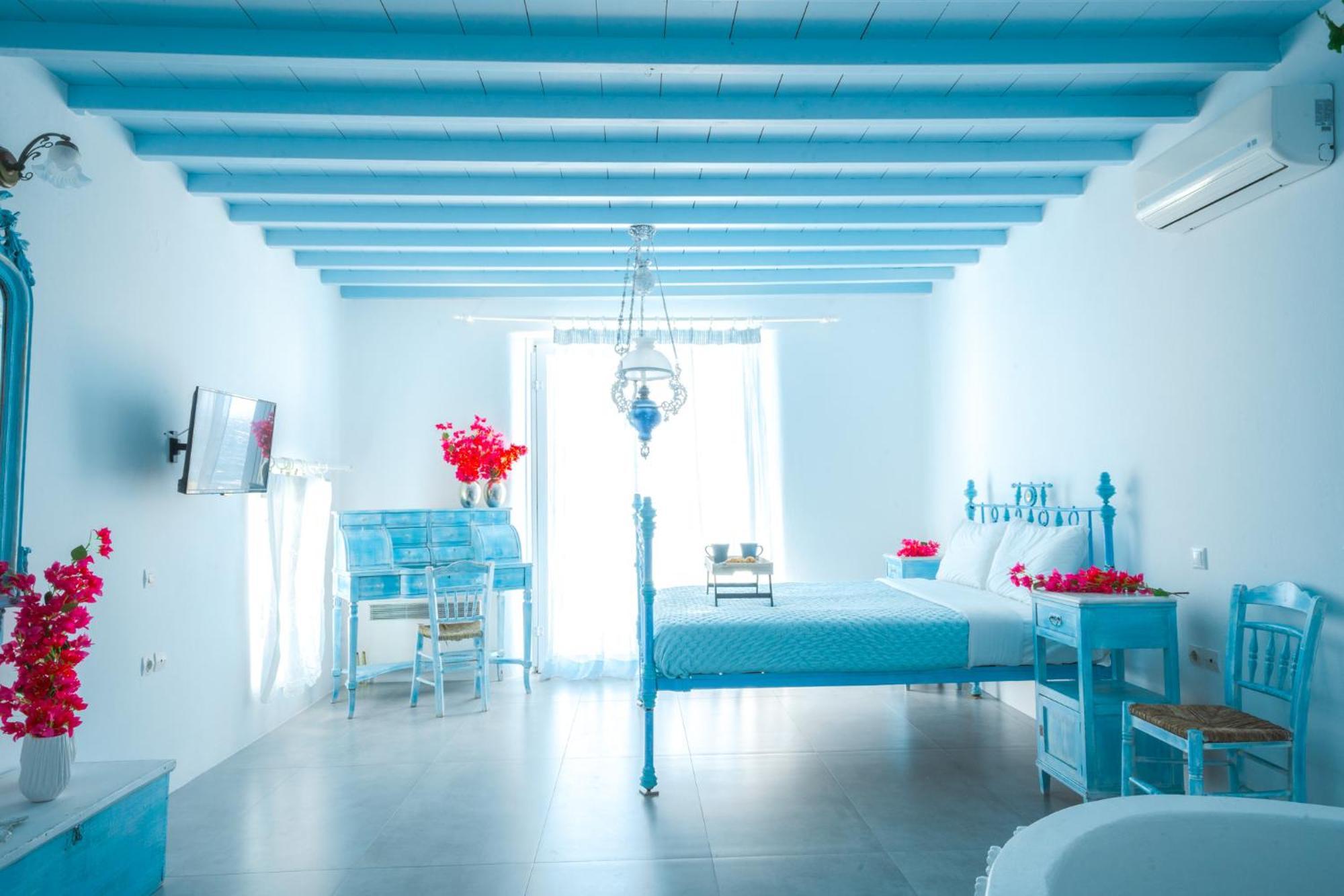 Villa Casa De Blue Mykonos Town Exteriör bild