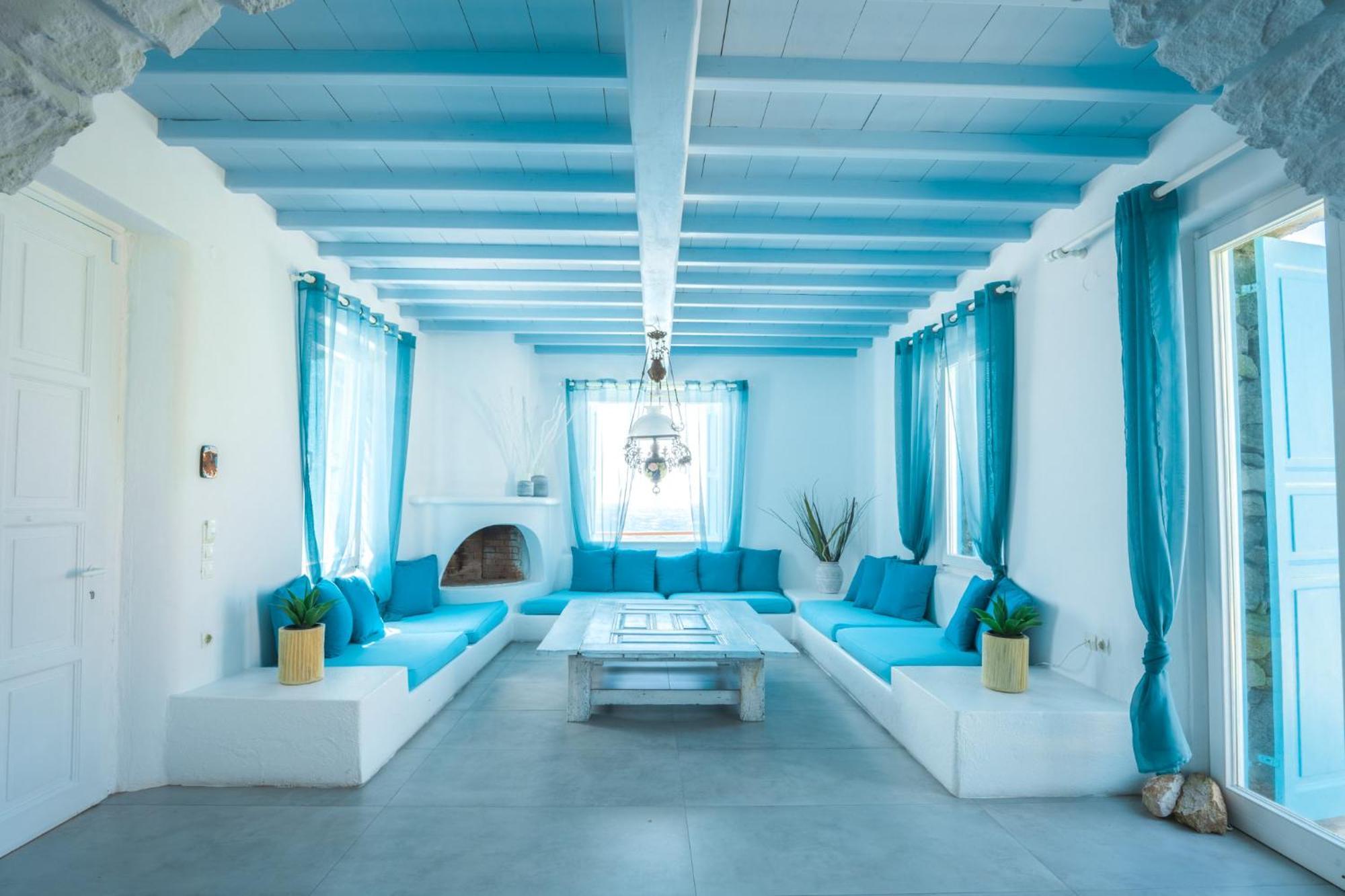 Villa Casa De Blue Mykonos Town Exteriör bild